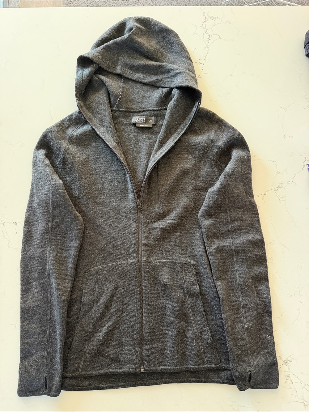 Tad Gear Men's Hooded Full-Zip - Gray